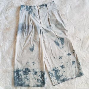 Uniqlo Wide Leg Crop Cotton Pants 10